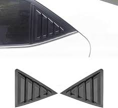 Toyota Corolla Rear Quarter Panel Window Side Louvers Vent Trim 2Pcs 2015-2022