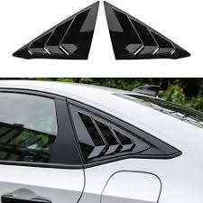 Honda Civic Rear Quarter Panel Window Side Louvers Vent Trim 2022